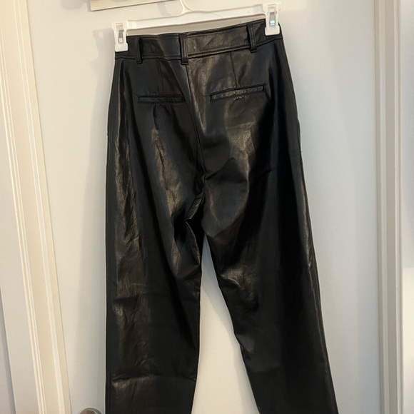 ARITZIA BABATON VEGAN LEATHER COMMAND PANT - Picture 6 of 11